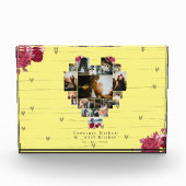 モダンカスタム18ハート型フォトギフトgf bf フォトブロック (正面)