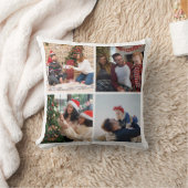 モダンカスタム4枚コラージュ クッション (ブランケット)