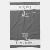 モダンカスタム キッチンタオル (縦)