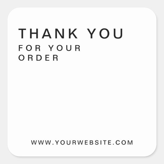 モダンカスタム スクエアシール (正面)