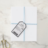 モダンカスタムBarcode Retail Store価格ラベル ギフトタグ (より糸付き)