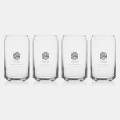 モダンカスタムBusiness Logo Company Promotion ガラス缶 (裏面)