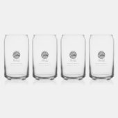 モダンカスタムBusiness Logo Company Promotion ガラス缶 (正面)