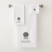 モダンカスタムBusiness Logo Company Promotion バスタオルセット (インサイチュ)