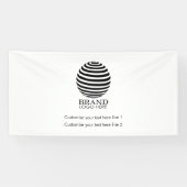 モダンカスタムBusiness Logo Company Promotion 横断幕 (横)