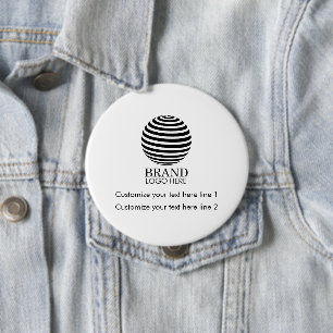 モダンカスタムBusiness Logo Company Promotion 缶バッジ