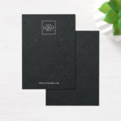 モダンカスタムBusiness Logo Earring Display Card (デスク)