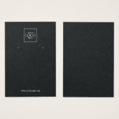 モダンカスタムBusiness Logo Earring Display Card (正面&裏面)