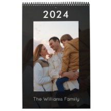 モダンカスタムFamily Photo Calendarの色