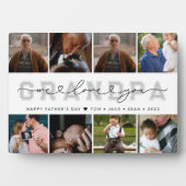 モダンカスタムGRANDPA父の日フォトコラージュ フォトプラーク (正面)