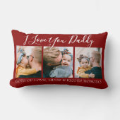 モダンカスタムI Love You Daddy |写真3 ランバークッション (正面)