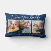 モダンカスタムI Love You Daddy |写真3 ランバークッション (裏面)