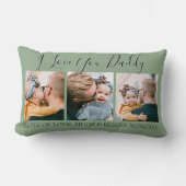 モダンカスタムI Love You Daddy |写真3 ランバークッション (正面)