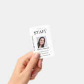 モダンカスタムIDスタッフフォトバッジ バッジ (手持ち)