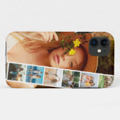 モダンカスタムInstaフォトコラージフィルムストリップケース Case-Mate iPhoneケース (裏面(横))