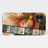 モダンカスタムInstaフォトコラージフィルムストリップ Case-Mate iPhoneケース (裏面(横))