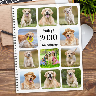 モダンカスタムPet Dog 11フォトコラージュ2022プランヌ プランナー手帳