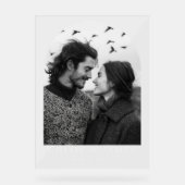 モダンカスタムPhoto Arch結婚's Welcome アクリルサイン (正面)