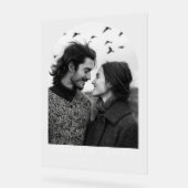 モダンカスタムPhoto Arch結婚's Welcome アクリルサイン (傾斜)