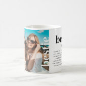 モダンカスタムPhoto Bestieは友だち最高のを指す コーヒーマグカップ (中央)
