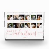 モダンカスタムPhoto Collage Colots Valentines Day フォトブロック (正面)