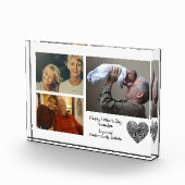 モダンカスタムPhoto Collage Faters Day Grandpa フォトブロック (右)