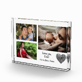 モダンカスタムPhoto Collage Love Youパパブロック フォトブロック (右)