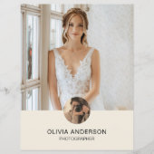 モダンカスタムQRクリームフォトグラファー事業 チラシ (正面)