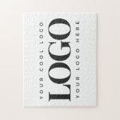 モダンカスタムRectangle Business Logo Company ジグソーパズル (縦)