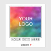 モダンカスタムUpload Business Logo Here Laptop シール (シート)