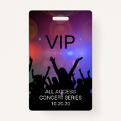 モダンカスタムVIP All Access Concert Pass バッジ (正面)