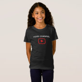 モダンカスタムYouTubeチャンネルBlack Jersey Kids Tシャツ (正面フル)