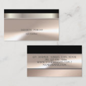 モダンカッコいいエレガントプロフェッショナルストライプの 名刺 (正面/裏面)