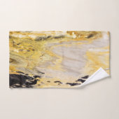 モダンカッコいいトレンディー大理石模様 バスタオルセット (ハンドタオル)