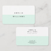 モダンカッコいいミニマル造幣局 名刺 (正面/裏面)