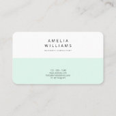 モダンカッコいいミニマル造幣局 名刺 (裏面)