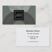 モダンカッコいい抽象芸術 名刺 (正面/裏面)
