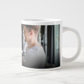 モダンカッコいい最高のおもしろい写真Brother Ever Definition ジャンボコーヒーマグカップ (右)