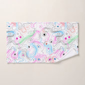 モダンカッコいい木目 バスタオルセット (ハンドタオル)