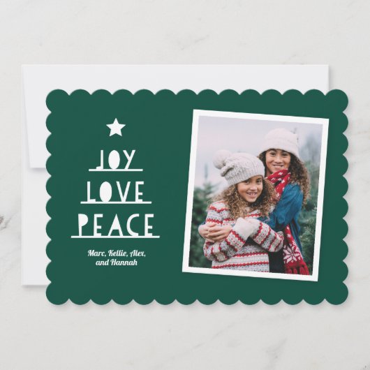 モダンカット ディープグリーン シーズンカード (正面)