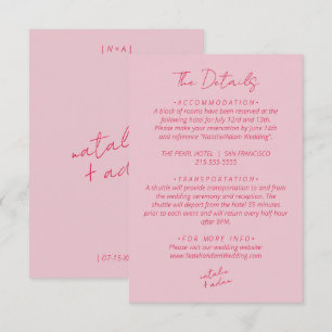 モダンカラフルおもしろい温結婚レトロ詳細 エンクロージャーカード