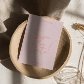 モダンカラフルお洒落パステル写真結婚ズ セーブザデート