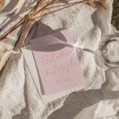 モダンカラフルお洒落パステル写真結婚ズ セーブザデート