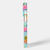 モダンカラフルなサボテンの花の名入れ Case-Mate iPhoneケース (裏面 / 左)