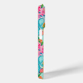 モダンカラフルなサボテンの花の名入れ Case-Mate iPhoneケース (裏面 / 右)