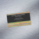 モダンカラフルインテリア・デザイナブランディング マグネット名刺 (インサイチュ)