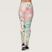 モダンカラフルエレガントスタイリッシュ形 レギンス (裏面)