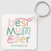 モダンカラフルエレガントスタイリッシュ キーホルダー (裏面)