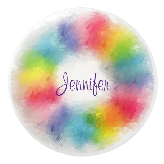 モダンカラフルエレガントテンプレート セラミックノブ (正面)