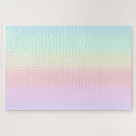 モダンカラフルグラディエント水色レインボー ジグソーパズル